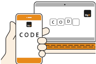 Inloggen met de DigiD app